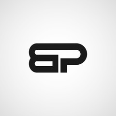 Initial Letter BP Logo Template Design