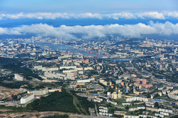 Obraz premium City of Vladivostok, Far East of Russia.