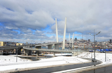 Obraz premium City of Vladivostok, Far East of Russia.