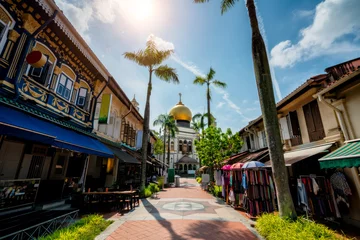 Tuinposter The Masjid Sultan mosque located in Kampong Glam in Singapore city. © Travel man