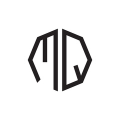 two letter MQ octagon logo