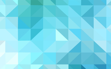 Light Blue, Green vector abstract mosaic pattern.