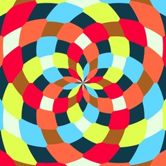 Obraz premium Abstract seamless geometric patterns. Kaleidoscope seamless. Geometric pattern background