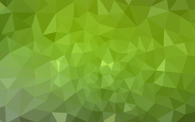 Light Green, Yellow vector low poly layout.