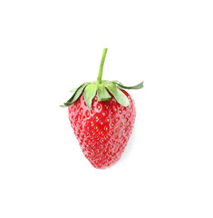Sweet ripe strawberry on white background