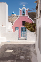 Fototapeta premium Streets of Oia, Santorini, Greece