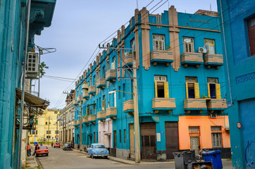 Historical quarters of the Cuban capital Havanna