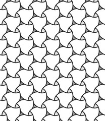 Seamless background for your designs. Modern light ornament. Geometric abstract pattern