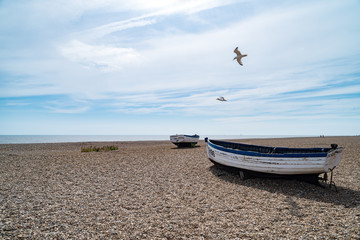 Old Fishing Boats in Aldeburgh - Powered by Adobe