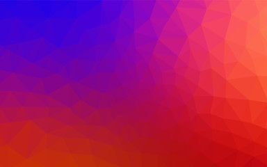 Obraz premium Light Blue, Red vector low poly texture.