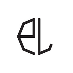 two letter PL octagon logo