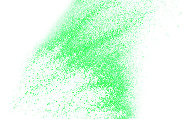 Gr&uuml;ner Farbklecks