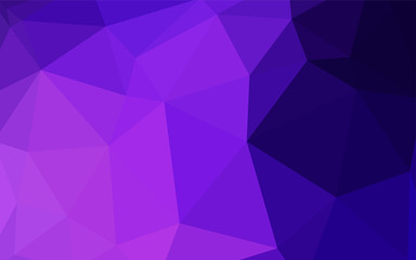 Obraz premium Dark Pink, Blue vector polygonal template.