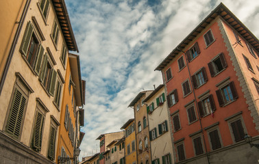 Fototapeta na wymiar City street architecture, Florence