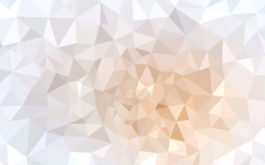 Light Orange vector low poly layout.