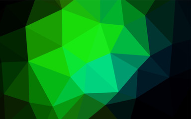 Light BLUE vector abstract mosaic backdrop.