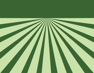 Green converging lines