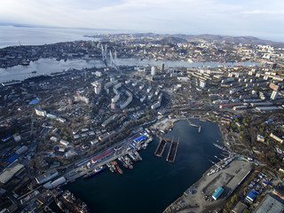 View of the city of Vladivostok, Russia