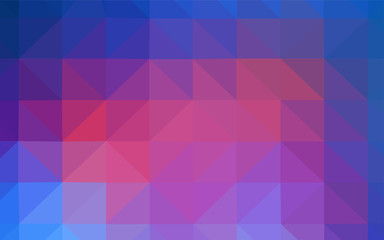 Light Blue, Red vector polygonal pattern.