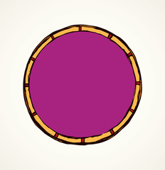 Obraz premium Round frame. Vector drawing
