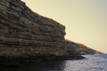 Fototapeta na wymiar landscape of rocks in the sea