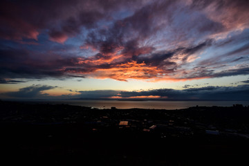 Sunset sky