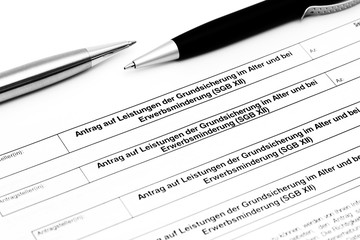Antrag auf Grundsicherung im Alter