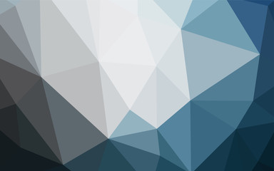 Obraz premium Light BLUE vector triangle mosaic texture.