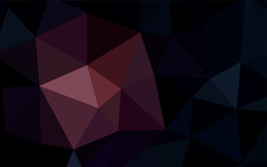 Fototapeta premium Dark Pink vector abstract mosaic backdrop.