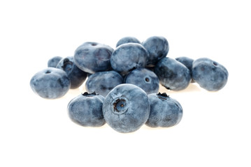 Blueberry isolated on white background.