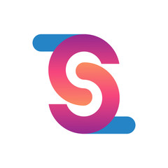 Color Letter S logo