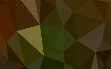 Dark BLUE vector abstract polygonal background.