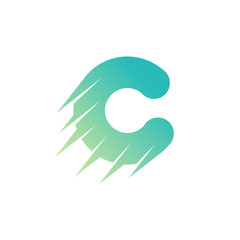 Letter C Speed logo