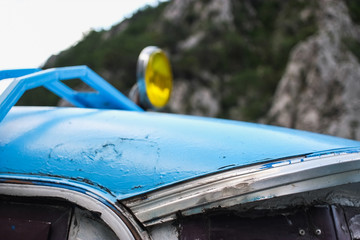 Onboard morning Lake Komani ferry from Fierza to Koman in Albania