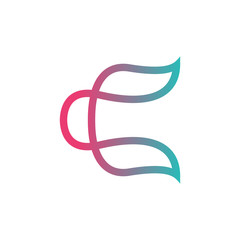 Letter C Line logo 