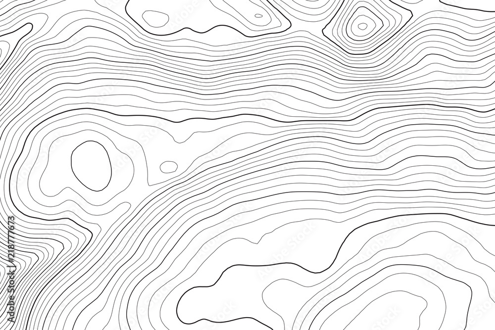 Poster vector contour topographic map background. topography and geography map grid abstract backdrop. busi