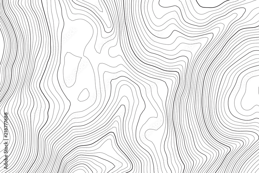 Poster vector contour topographic map background. topography and geography map grid abstract backdrop. busi