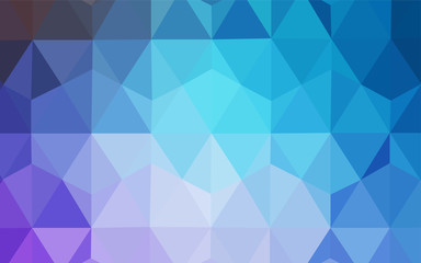 Light Pink, Blue vector polygon abstract layout.