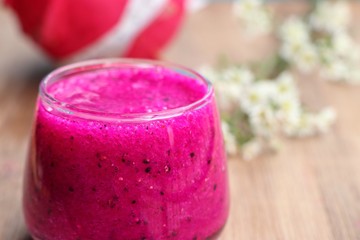 dragon fruit juice smoothies