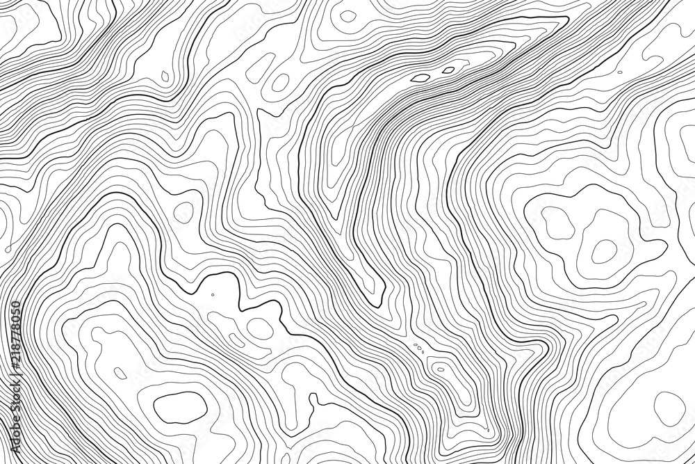 Poster vector contour topographic map background. topography and geography map grid abstract backdrop. busi