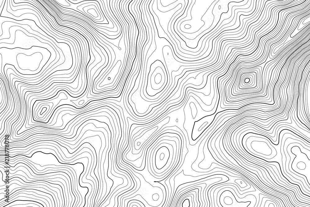 Poster vector contour topographic map background. topography and geography map grid abstract backdrop. busi