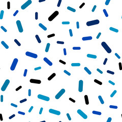 Light BLUE vector seamless layout with flat lines.