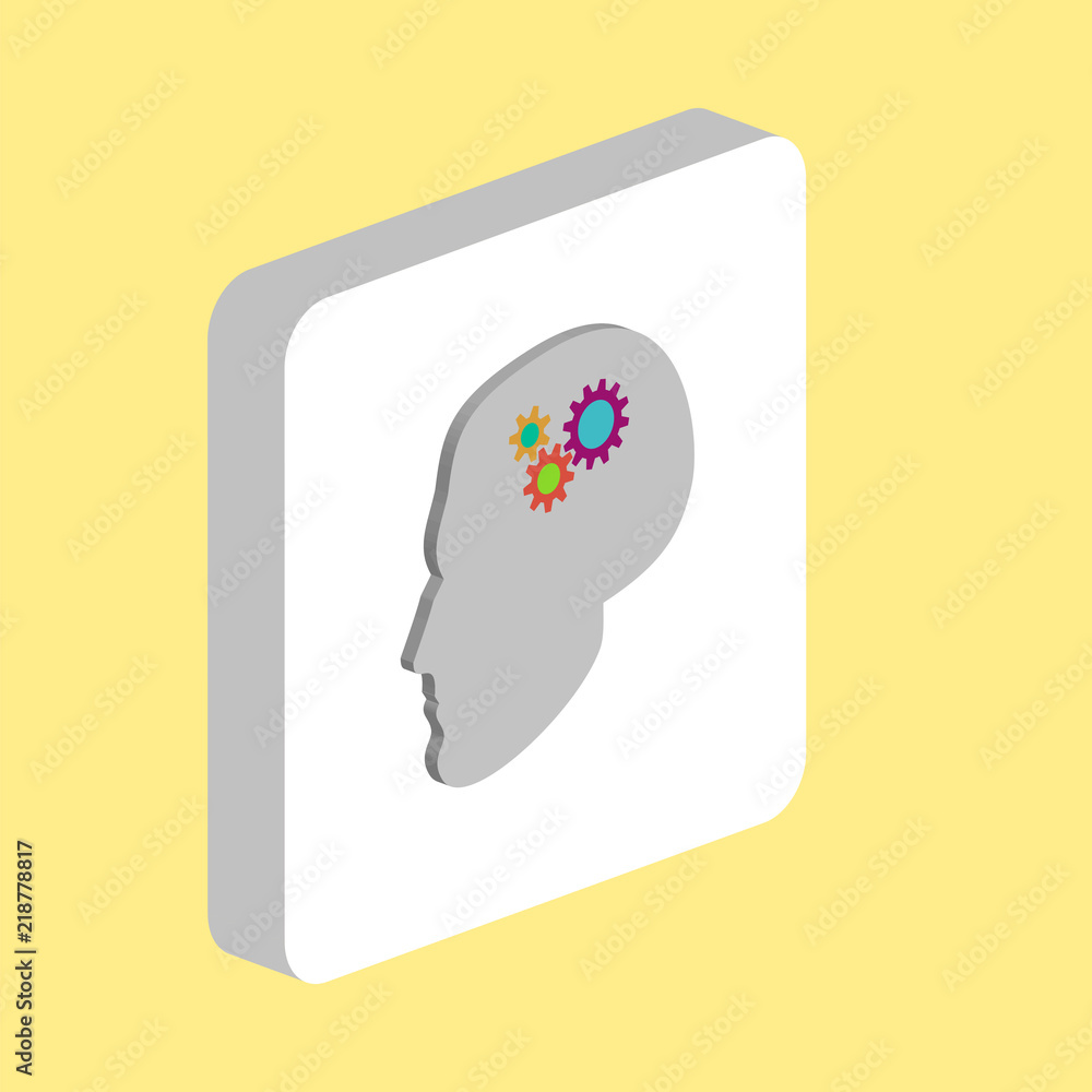 Poster head gears simple vector icon. illustration symbol design template for web mobile ui element. perfec