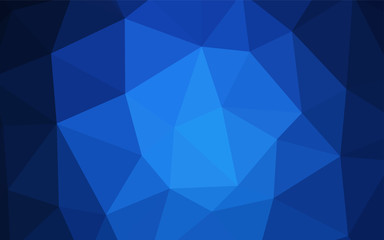 Light Green vector polygonal background.