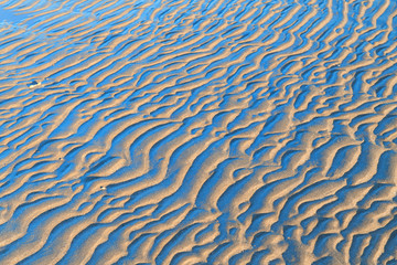 Wind tracks at the beach