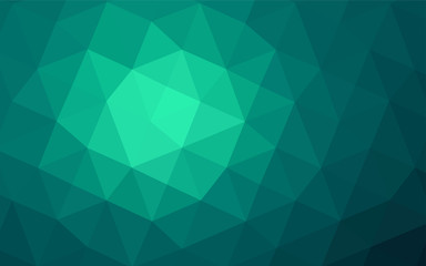 Obraz premium Light Green vector abstract mosaic background.