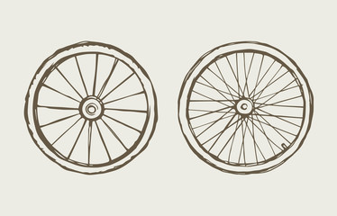 Tire. Vector drawing