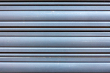 Obraz premium Garage grey metallic blinds texture