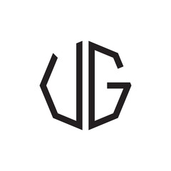 two letter UG octagon logo