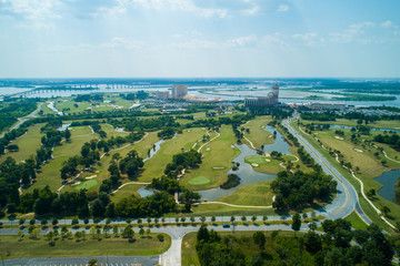 Aerial image Lake Charles Louisiana